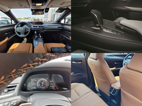 렉서스 UX 300e 내부 전경