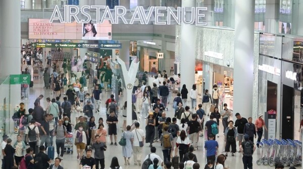 인천국제공항 제1여객터미널 출국장 면세 구역. ⓒ연합뉴스