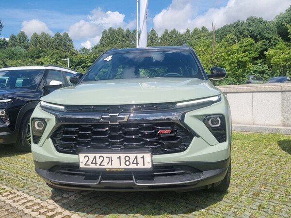 기자가 시승한 더 뉴 트레일블레이저 RS 트림(사진=문재호 기자)