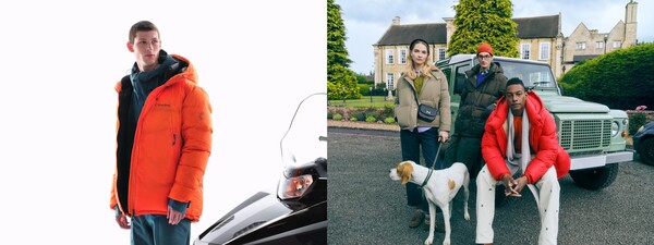 티톤브로스 얼라이브 다운(왼쪽)과 헤지스 카라코람 구스다운 패딩점퍼 (사진=LF)