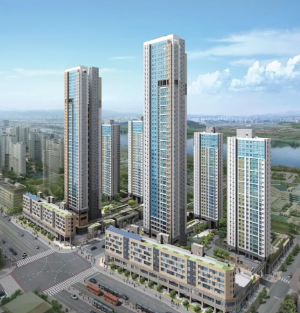 세종시 소담동 '힐스테이트 세종 리버파크' 투시도. 사진=현대엔지니어링