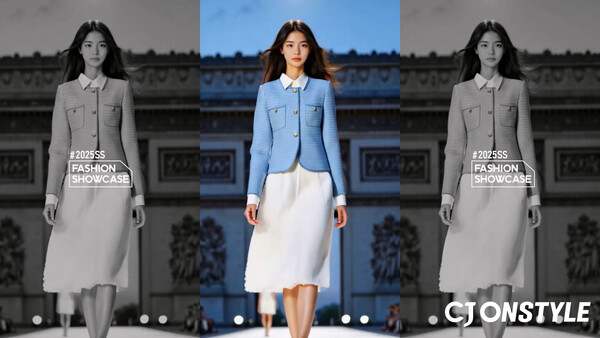 AI 패션 쇼케이스 (사진=CJ온스타일)
