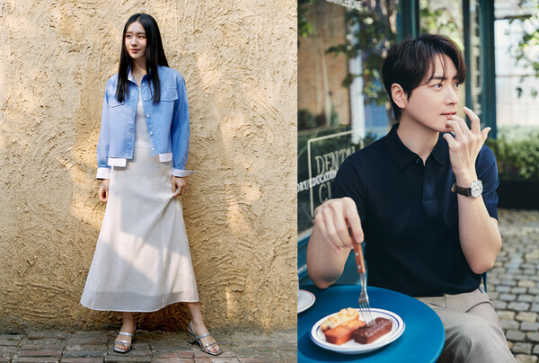 (왼쪽부터) CJ온스타일 ‘셀렙샵 에디션 시스루 레이어드 스커트’, ‘다니엘크레뮤 코튼 블렌디드 카라니트’ (사진=CJ온스타일)