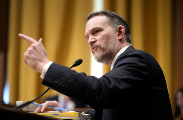 제이미슨 그리어 미국무역대표(USTR)가 8일(현지시간) 상원 재무위원회 청문회에서 발언하고 있다. 사진=연합뉴스