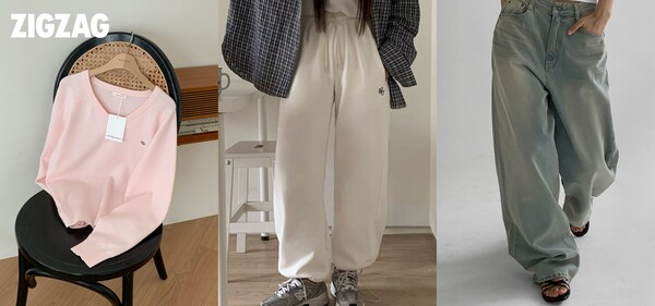 지그재그의 올 1분기 자체 제작 상품 거래액이 2022년 같은 기간보다 147% 증가했다. 사진은 지그재그 자체 제작 상품  (사진=지그재그)