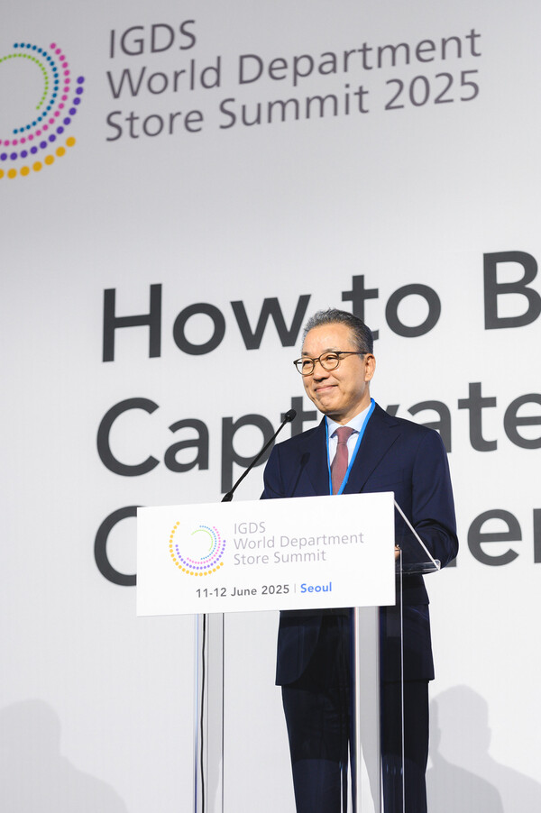 정준호 롯데백화점 대표가 개회사에서 발언하고 있다. (사진=롯데백화점)