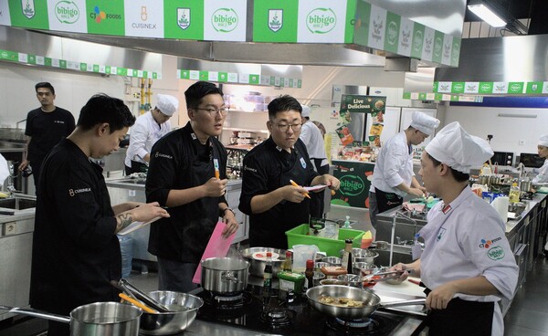 '비비고X세이지스 영셰프 요리대회 2025' 경연 이미지(사진=CJ제일제당)