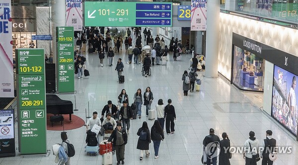 인천국제공항 1터미널 면세구역 내 면세점 모습. (사진=연합뉴스)