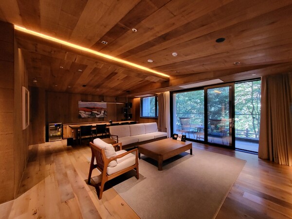 최상위 타입인 파인 스위트 거실. (사진=구변경 기자)