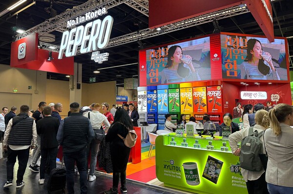 롯데웰푸드 '아누가 2025' 부스 전경. (사진=롯데웰푸드)