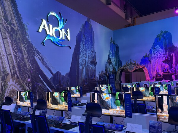 엔씨소프트 아이온 2 시연 부스. 사진=손예지 기자