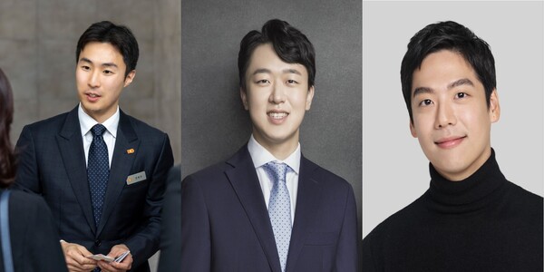 사진 왼쪽부터 전병우 삼양라운드스퀘어 전무, 신상열 농심 전무, 담서원 오리온 전무. (사진=각 사)