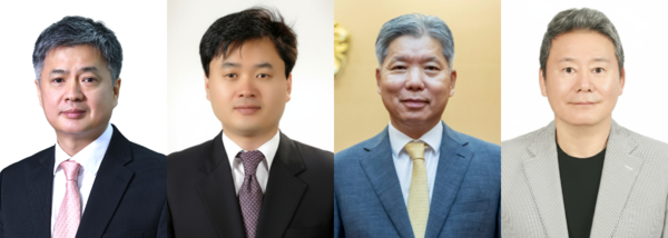 (왼쪽부터) 이제교 문화일보 편집국장, 이천종 세계일보 편집국장, 이영진 전 헌법재판관, 유상수 삼일회계법인 대표. 제공=성균관대