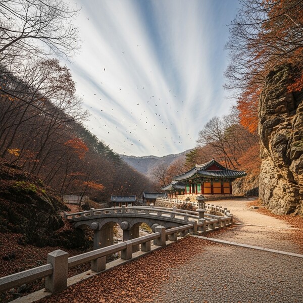 맑고 건조한 초겨울 날씨, 아침 영하권 추위