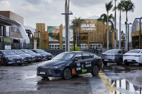 BYD가 제30차  COP30에 130대 규모의 친환경자를 지원했다. 사진=BYD코리아 제공.