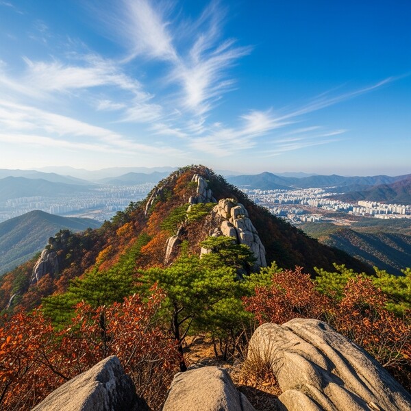 맑고 포근한 날씨, 일교차 크고 건조함