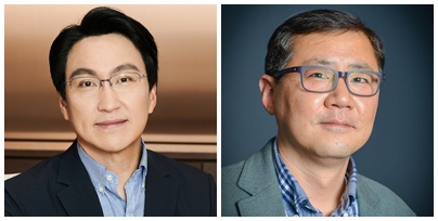 (왼쪽부터) 삼성전자 윤장현·박홍근 사장. 사진=삼성전자
