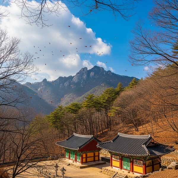 맑고 따뜻한 햇살, 포근한 초겨울 날씨