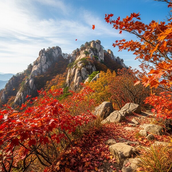 맑고 쾌청한 초겨울, 아침엔 영하권 추위