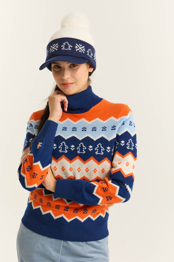 먼싱웨어 홀리데이 패턴 방풍 스웨터 (사진=먼싱웨어)