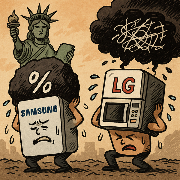 미국 시장 의존도가 높은 국내 가전업체들이 흔들리고 있다. 사진=챗 GPT