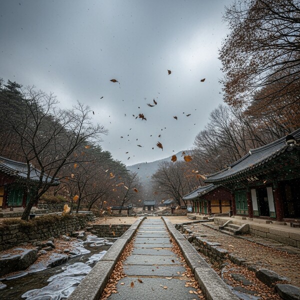 흐리고 오전부터 비, 낮 4℃…쌀쌀한 겨울비