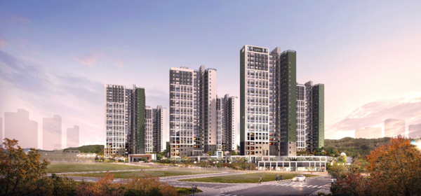 '화성 남양뉴타운 우미린 에듀하이' 아파트 투시도. 우미건설 제공