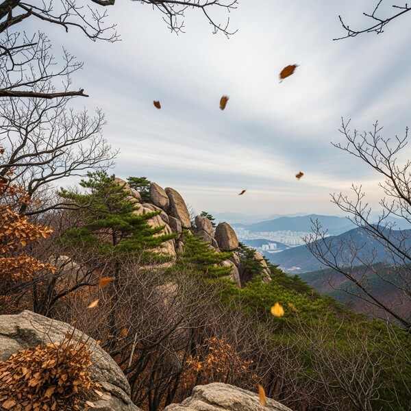 오후 한때 약한 비, 낮 4℃…초겨울의 차가운 공기