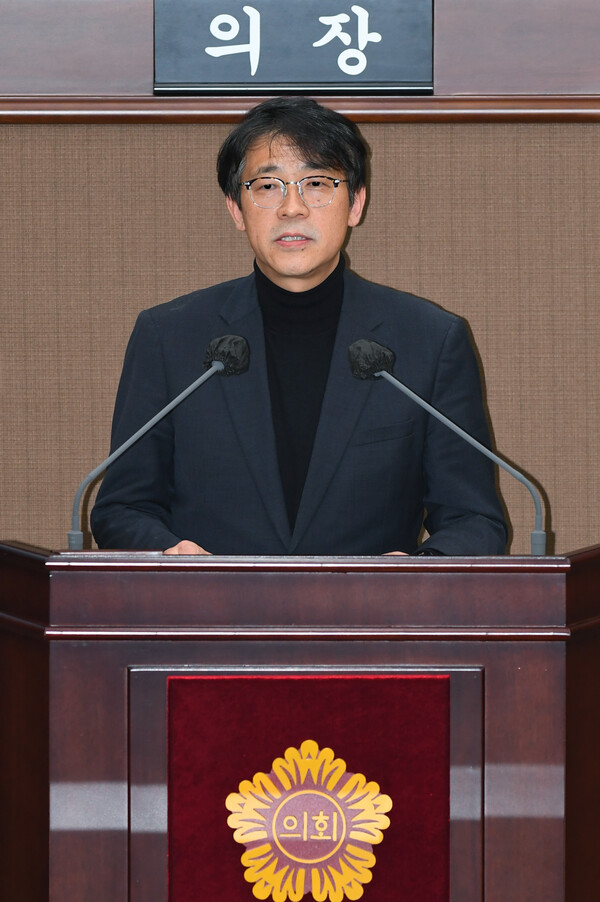 이병도 서울시의원이 제333회 정례회 제3차 본회의 5분 자유발언을 하고 있다. 제공=서울시의회