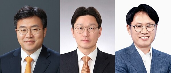 오성용 삼성생명 부사장(왼쪽부터) , 이상희 삼성생명 부사장, 이팔훈 삼성생명 부사장. 사진=삼성생명