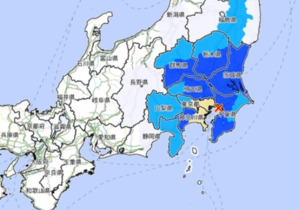 <b>이와테현</b> 태평양 <b>연안</b> 규모 6.1 <b>지진</b> 발생...최대 진도 5약 흔들림
