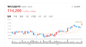 메리츠금융지주 주가 들썩... PER 10배 달성 전망 - 뉴스 썸네일 이미지