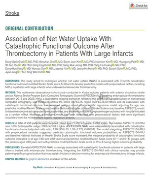 AI 기반 뇌졸중 진단 연구 관련 이미지