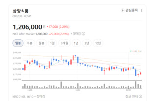 삼양식품, 해외 매출 견인에 다시 찾은 저점 매수 기회 - 뉴스 썸네일 이미지