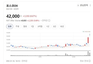 포스코DX 주가 기세등등...글로벌 DX 수요 확대 - 뉴스 썸네일 이미지