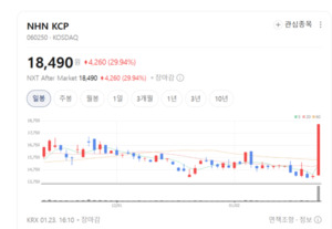 카카오페이·NHN KCP 주가 상한가... 핀테크株, 디지털 경제 핵심으로 부... - 뉴스 썸네일 이미지