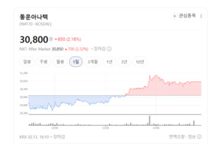 동운아나텍 주가 2% 깜짝 반등... 하락장 뚫은 '타액 진단+AR' 기술력 - 뉴스 썸네일 이미지