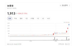 "60년 내공 무섭네"... SK증권, 체질 개선 끝내고 마침내 흑자 깃발 - 뉴스 썸네일 이미지