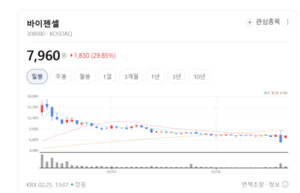 바이젠셀, 림프종 치료제 임상 2상 성공... "환자 95% 재발 없이 생존" - 뉴스 썸네일 이미지