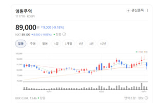 영원무역·한세실업 OEM 강자들도 수출 전선 이상에 주가 급락 - 뉴스 썸네일 이미지