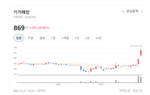 기가레인 상한가 직행... 5G 안테나·커넥터 기술력 부각 - 뉴스 썸네일 이미지