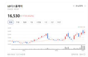 LG디스플레이, OLED 체질 개선 통했다...대형·모바일 쌍끌이로 실적 반등... - 뉴스 썸네일 이미지