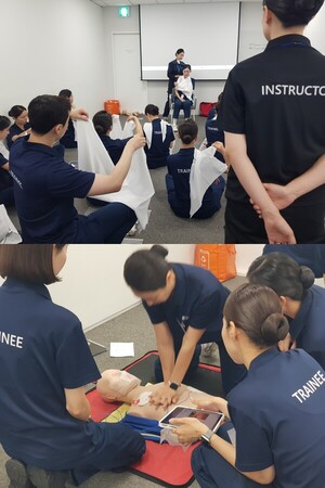 [현장] "훈련받은 승무원입니다" 파라타항공, 기내 응급처치의 얼굴들 - 뉴스 썸네일 이미지