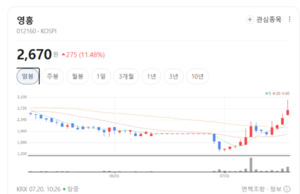 영흥 주가 파죽지세... 철강 테마는 대량 매물에 약세 뚜렷 - 뉴스 썸네일 이미지