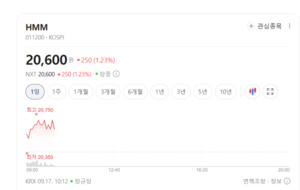 홍해 리스크에 해운株 들썩...HMM·팬오션 힘찬 뱃노래 - 뉴스 썸네일 이미지
