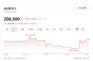 중국산 태양광 퇴출 격랑... OCI홀딩스, 북미 시장 수혜주로 두각 - 뉴스 썸네일 이미지
